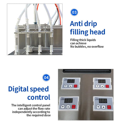 Suitable for Various Liquid Bag Type Suction Nozzle Liquid Filling Machinery 220V60Hz