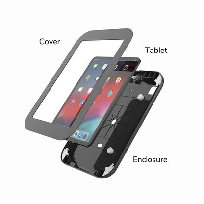 Locking Exhibition Tablet Stand for iPad Tablet Floor Stand Universal Use for iPad 10 to 11 Inch Tablets Anti Theft Rotate Stand