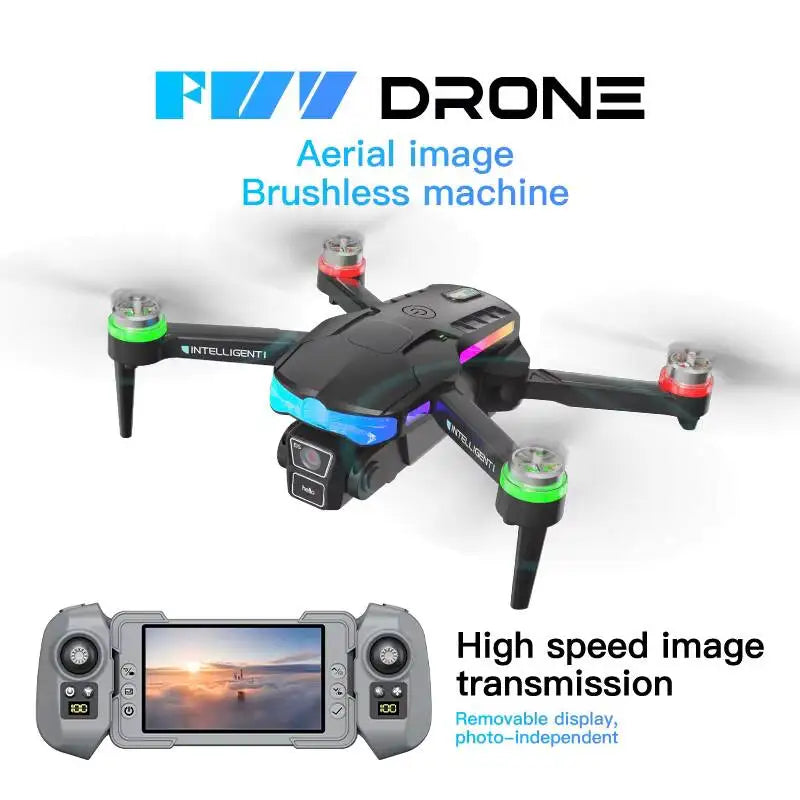 New F177 Mini Drone Dual Obstacle Avoidance Optical Wireless Remote Control Helicopter Beginner Foldable Quadcopter 48MP Camera