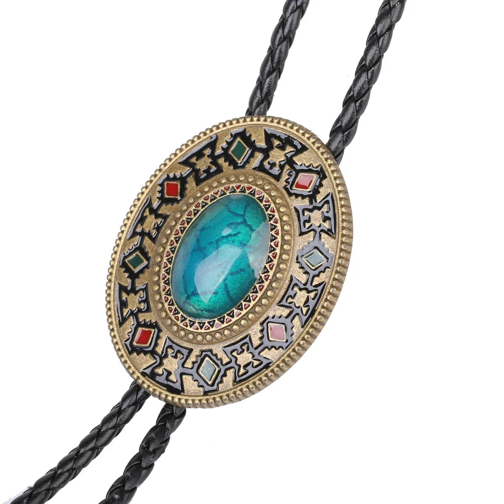 Cravate Totem Indien, Style Rétro Cirboy Occidental