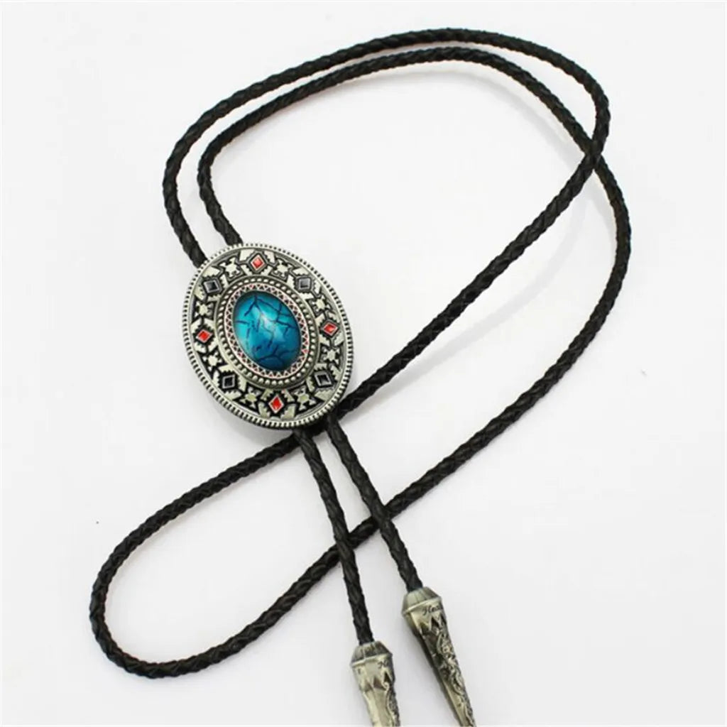 Cravate Totem Indien, Style Rétro Cirboy Occidental