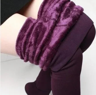 Leggings en cachemire épais pour femmes, pantalon chaud à perles, taille haute, élastique, marche sur le pied, bordeaux vert, automne et hiver, 2021G, 200G, 300G