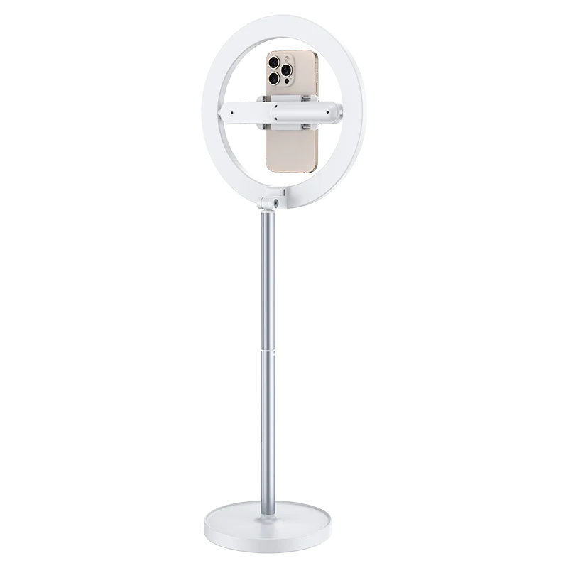 Foldable Content creator Kit Video Live  Photographic Flexible Floor Stand Selfie Ring Light WIth Stand for Video Recording
