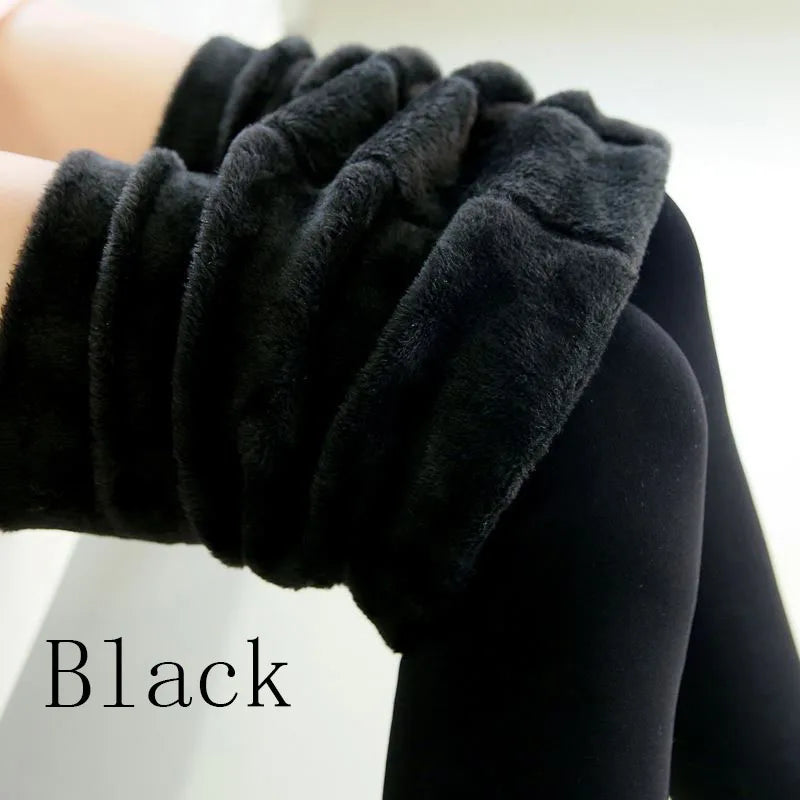 Leggings d'hiver chauds S-5XL grande taille femmes pantalons en velours chaud Leggins taille haute Legging épais pantalon d'hiver pantalon femmes Leggin