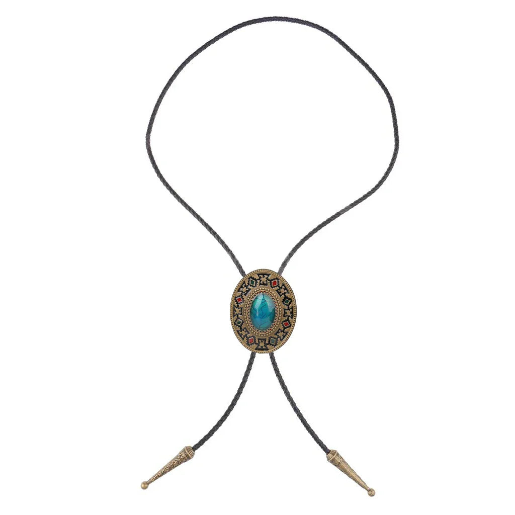 Cravate Totem Indien, Style Rétro Cirboy Occidental