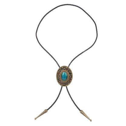 Cravate Totem Indien, Style Rétro Cirboy Occidental