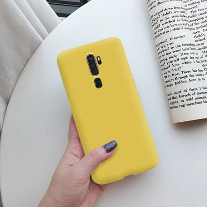 For OPPO A5 A9 2020 Case Cover Shockproof Soft Silicone Matte Coque Phone Cases For OPPOA9 OPPOA5 OPPO A 5 A 9 A9 A5 2020 Case