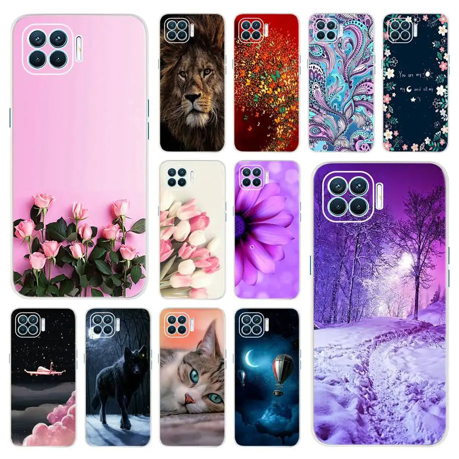 Case For OPPO Reno 4 lite Case Soft Silicon Patterned Phone Cover for OPPO Reno4 Lite Coque Capa Reno 4Lite CPH2125 Fundas 6.43"