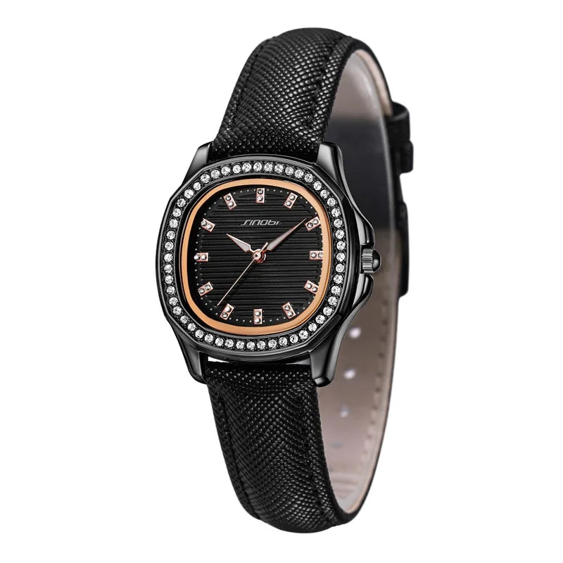 Quartz Watches for Women Wholesale Waterproof Watch Collection for Modern Gentlewoman Leather Watch Strap Relojes Hombre