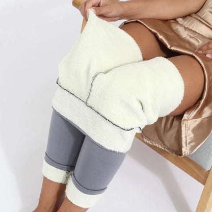 3XL chaud hiver épais Leggings femmes laine polaire femmes vêtements agneau cachemire velours pantalon élasticité S-3XL