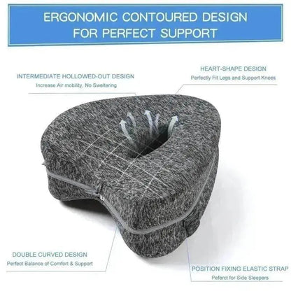 Heart Shaped Memory Foam Relaxing Leg Pillow