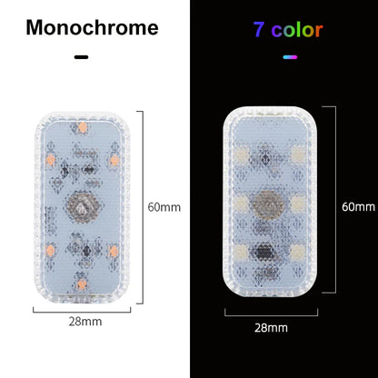 LED tactile lumière Mini sans fil voiture éclairage intérieur Auto toit plafond lampe de lecture pour porte pied coffre boîte de rangement USB charge