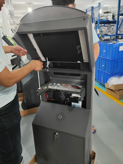 Self Service Kiosk Document Scanning Kiosk Self Payment Kiosk Sell Books Documets with Qr Code