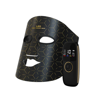 Appareil de beauté à usage domestique Masque de luminothérapie à LED Bande de photons rouges anti-acné blanchissante Nouvel instrument en silicone
