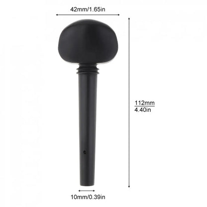 Accessoires pour violoncelle professionnel en bois d'ébène, pièces et accessoires pour instrument de musique