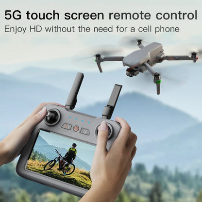 SJY-019 GPS Drone Camera 4K 3 Axis Mechanical Gimbal 360 Obstacle Avoidance 5G WiFi FPV UAV Mapping Professional Plastic