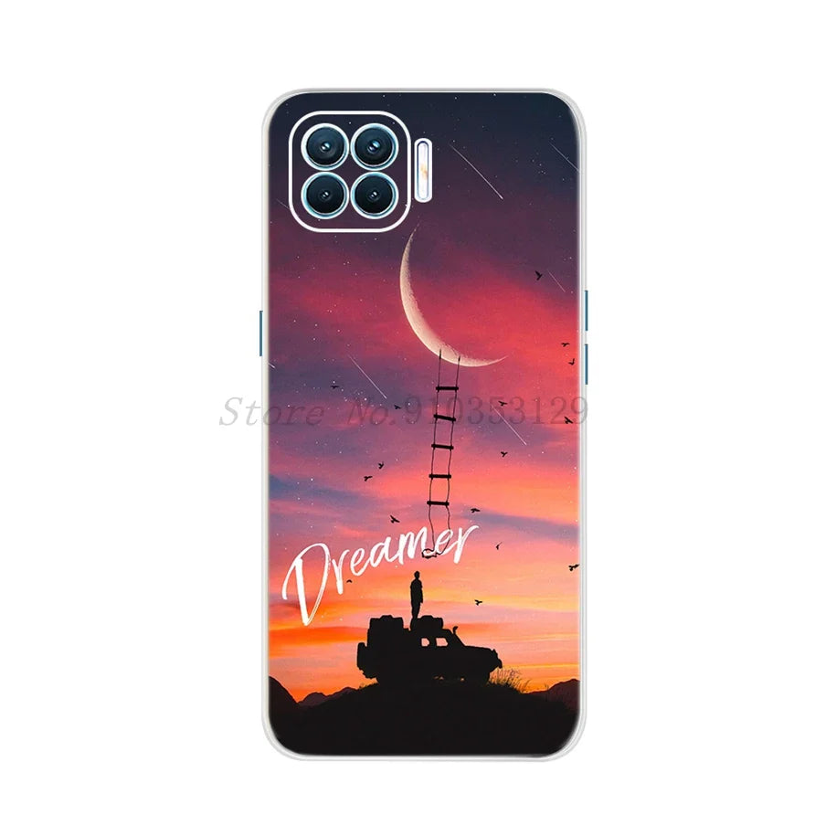 Case For OPPO Reno 4 lite Case Soft Silicon Patterned Phone Cover for OPPO Reno4 Lite Coque Capa Reno 4Lite CPH2125 Fundas 6.43"