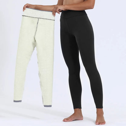 3XL chaud hiver épais Leggings femmes laine polaire femmes vêtements agneau cachemire velours pantalon élasticité S-3XL