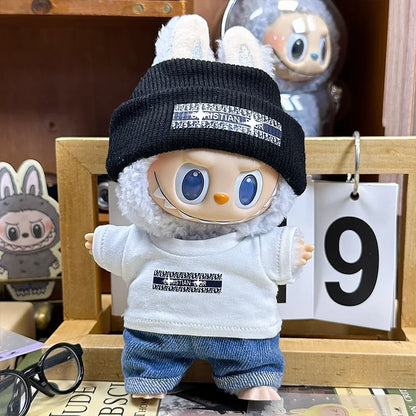 Labubu Designer Clothes Accessories For Sitting And Standing Plush Dolls Universal Blind Box Clothing