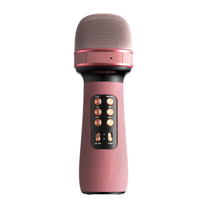 ALLOYSEED Karaoke Wireless Bluetooth-Compatible Microphone Handheld Music Singing Mic+FM+Voice Changing Audio Speaker Player
