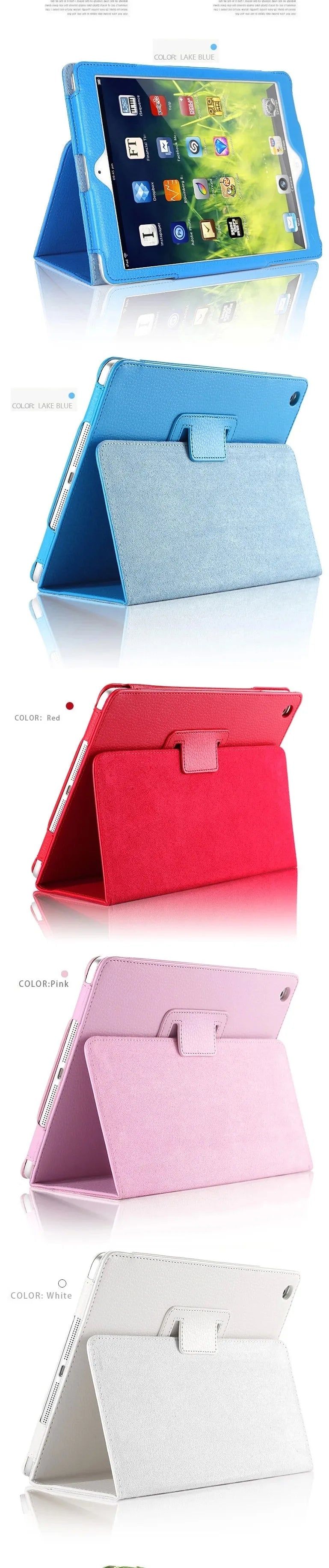 Folio Coque for iPad 2017 2018 9.7 5th 6th iPad Air 1 Air 2 Case Magnetic Smart A1566 A1822 PU Stand for iPad 2018 Air 2 Cover