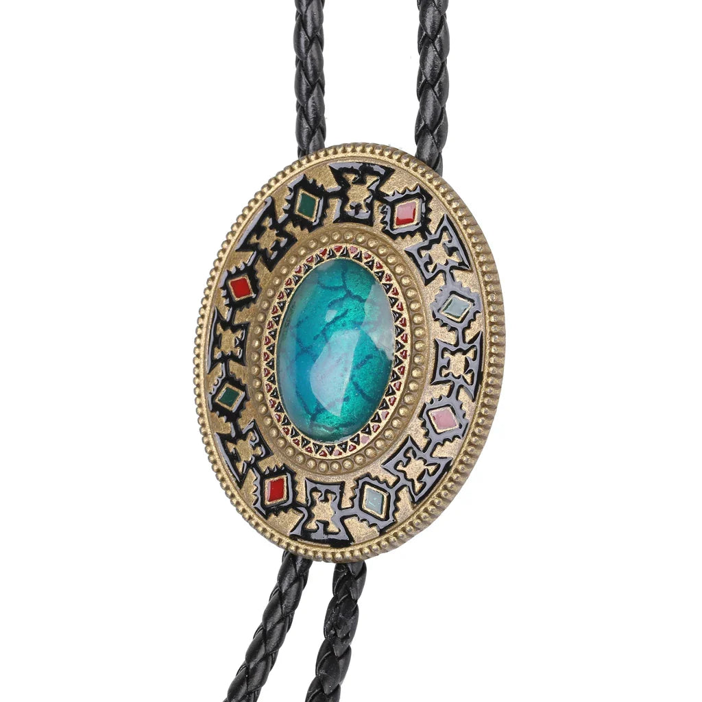Cravate Totem Indien, Style Rétro Cirboy Occidental
