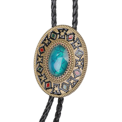 Cravate Totem Indien, Style Rétro Cirboy Occidental