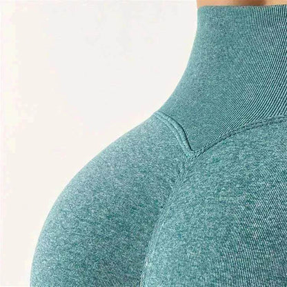 Legging de sport taille haute à rayures pour la gym et le yoga