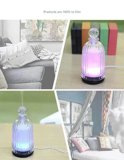Home Appliances Ultrasonic Atomizing Humidifier Home Desktop Silent Bedroom Essential Oil Diffuser Aroma Diffuser Lamp
