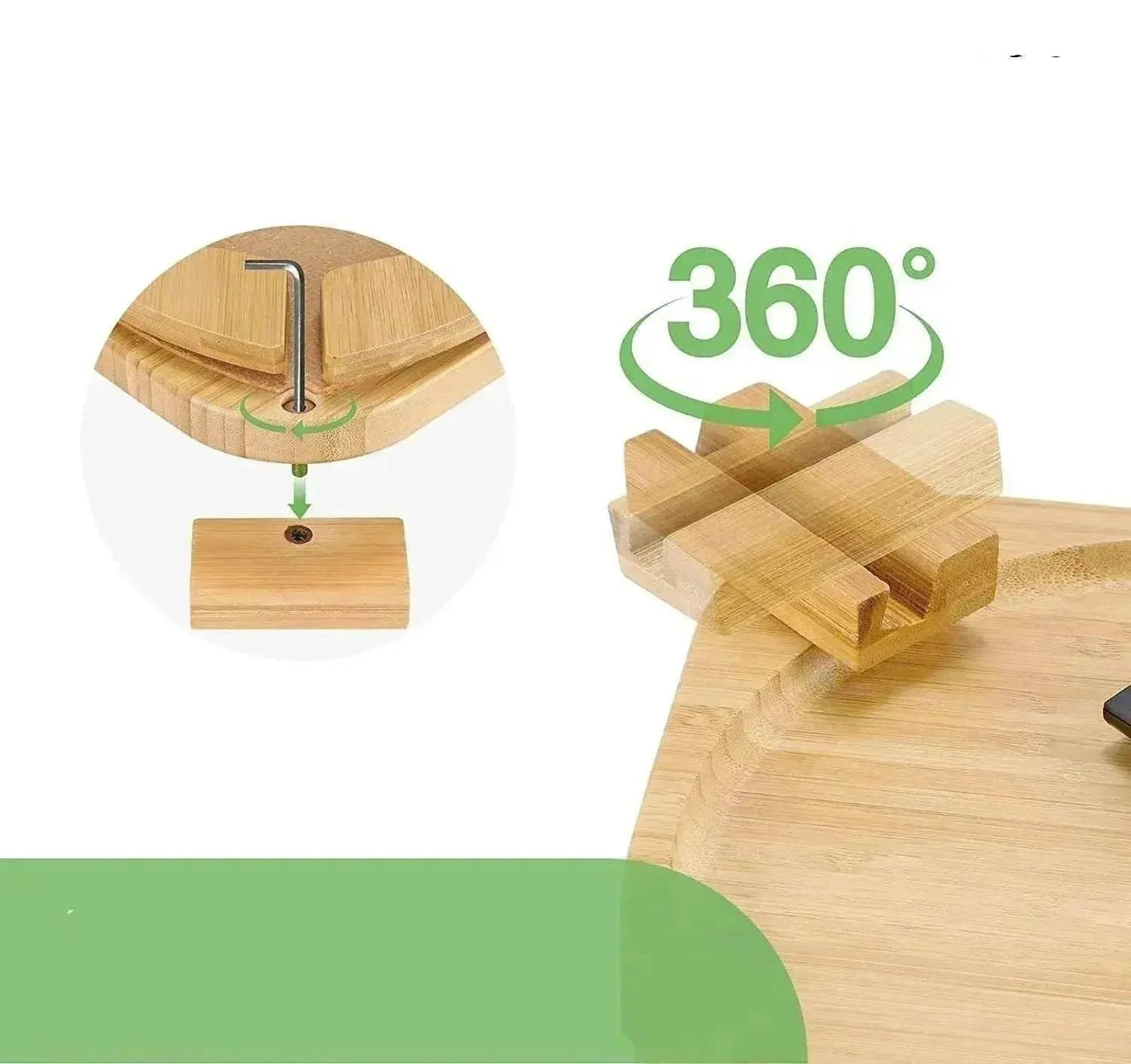 Home Decor Bamboo Sofa Portable Folding Tray