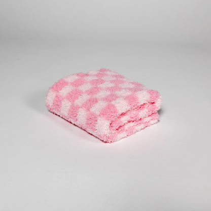 Cotton Candy Check Print Lovey