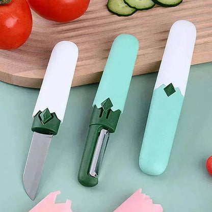 Household Scraping And Peeling Fruit Knife Two in one Peeler