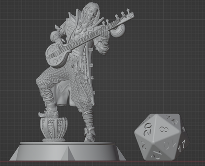 Human Bard | Cittern | 5e