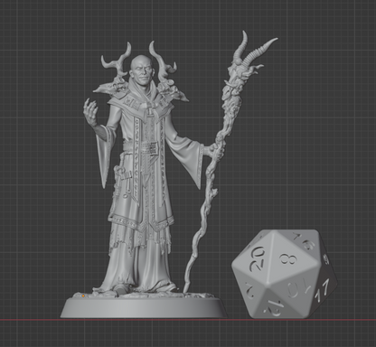 Human Warlock | Staff | 5e