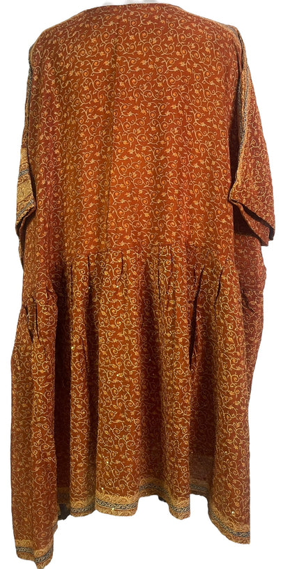 PRC3776 Avatar Pure Silk Boxy Babydoll Dress