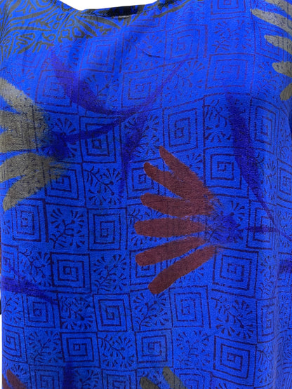 PRC5485 Avatar Pure Silk Self Pocket Tunic Dress
