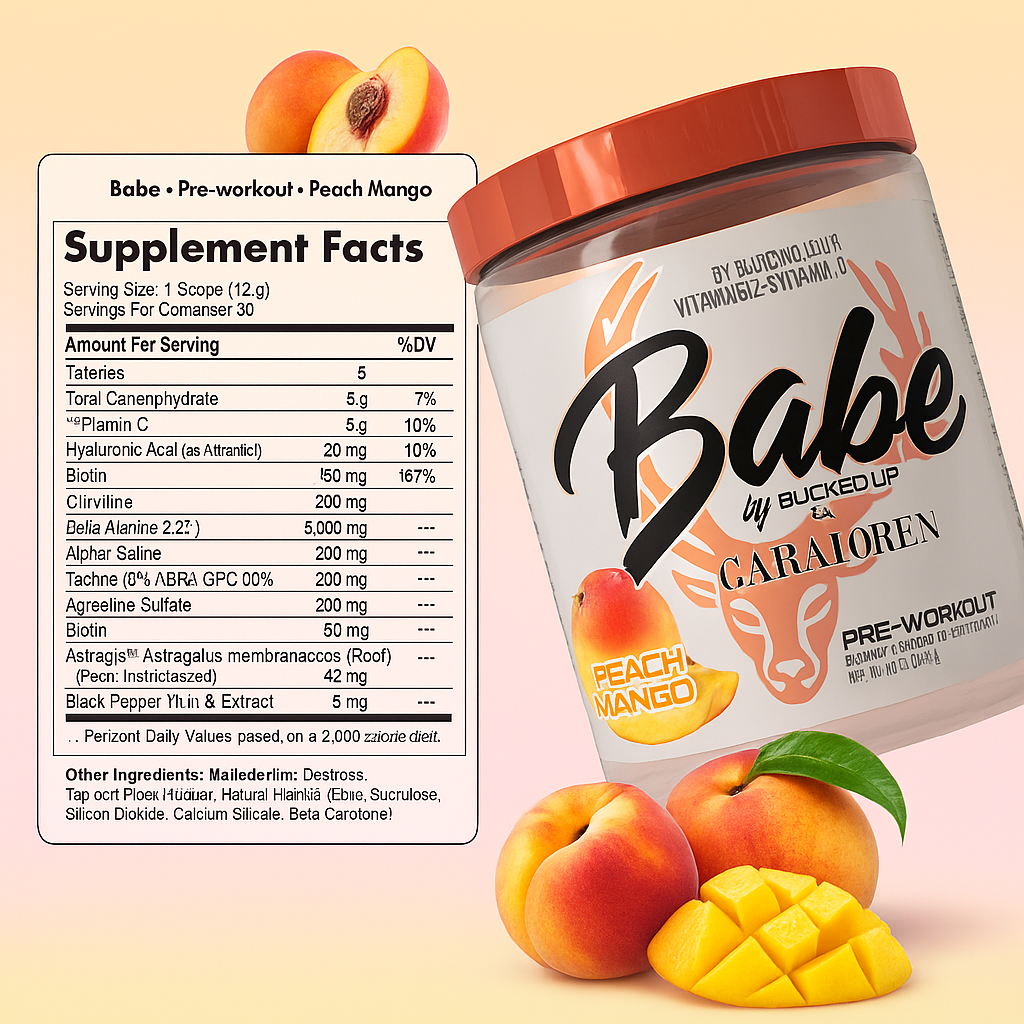 Babe Pre-Workout By Bucked Up