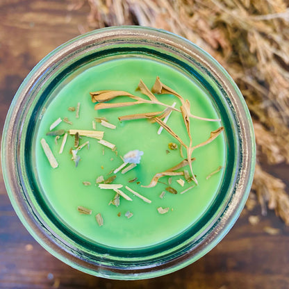 Organic Rue Magic Spell Candle