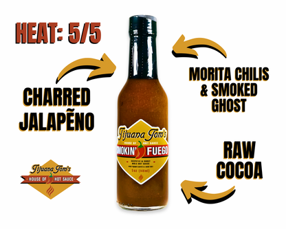 Tijuana Tom's Signature "Smokin' Fuego" - (Vente en gros - x12 Unités)