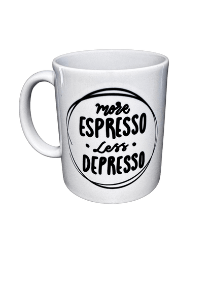 More Espresso Less Depresso Mug