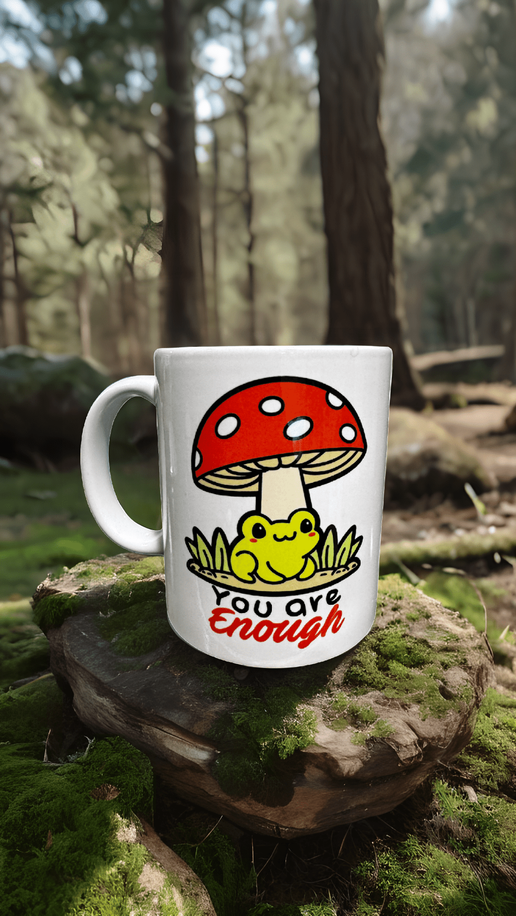 Mug Champignon "Tu es Suffisant"