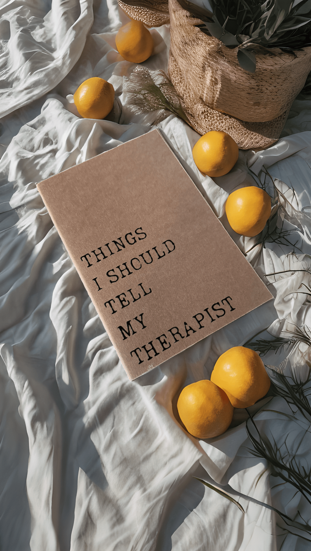 Things I Should Tell My Therapist Journal