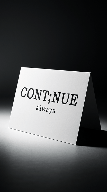 Continue Card