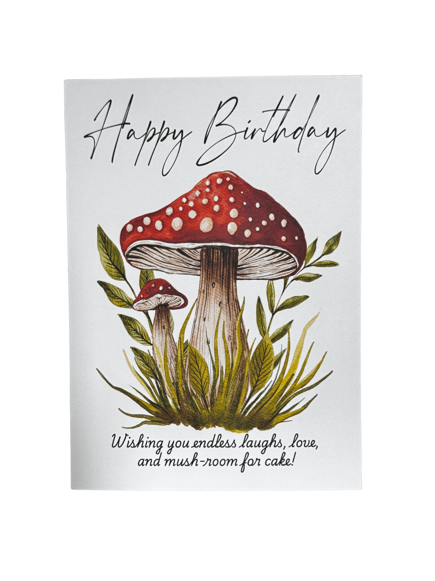Mushroom Birthday Card