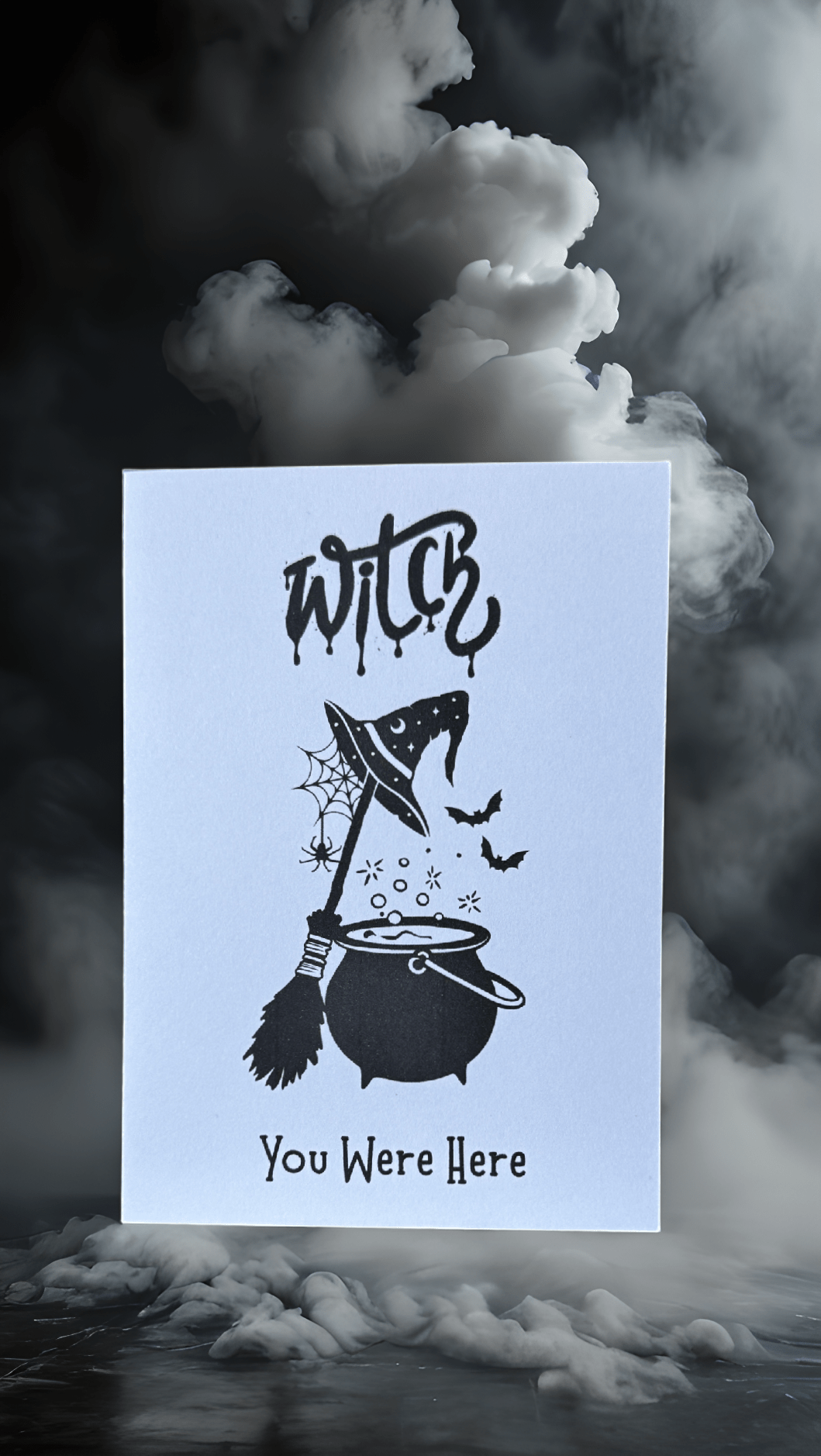 Witch You Were Here Card