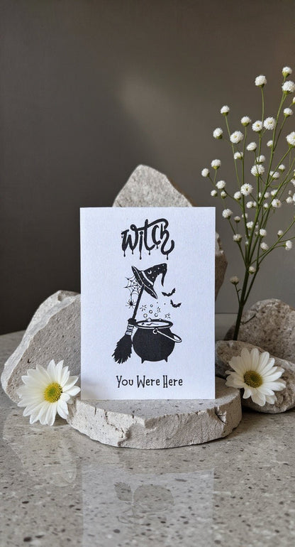 Witch You Were Here Card