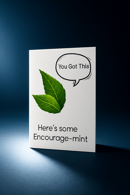 Encourage-Mint Card