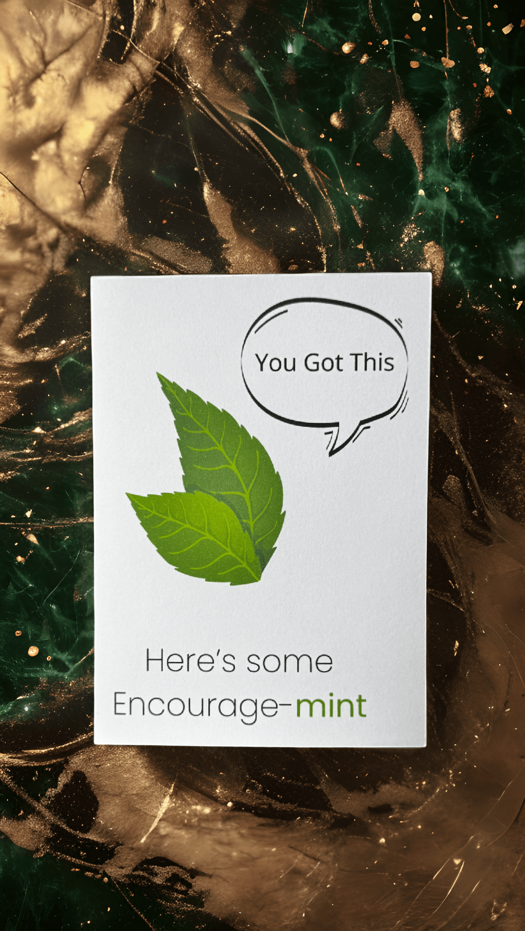 Encourage-Mint Card
