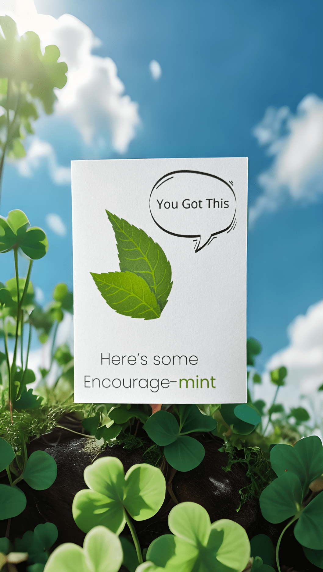 Encourage-Mint Card