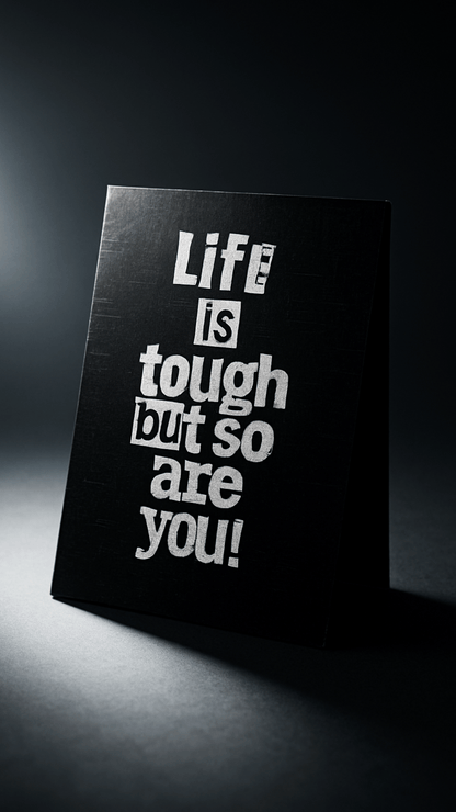 Life is Tough Card